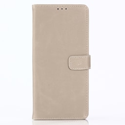 Retro Stand Pung Cover til Samsung Galaxy Note 9 - Beige