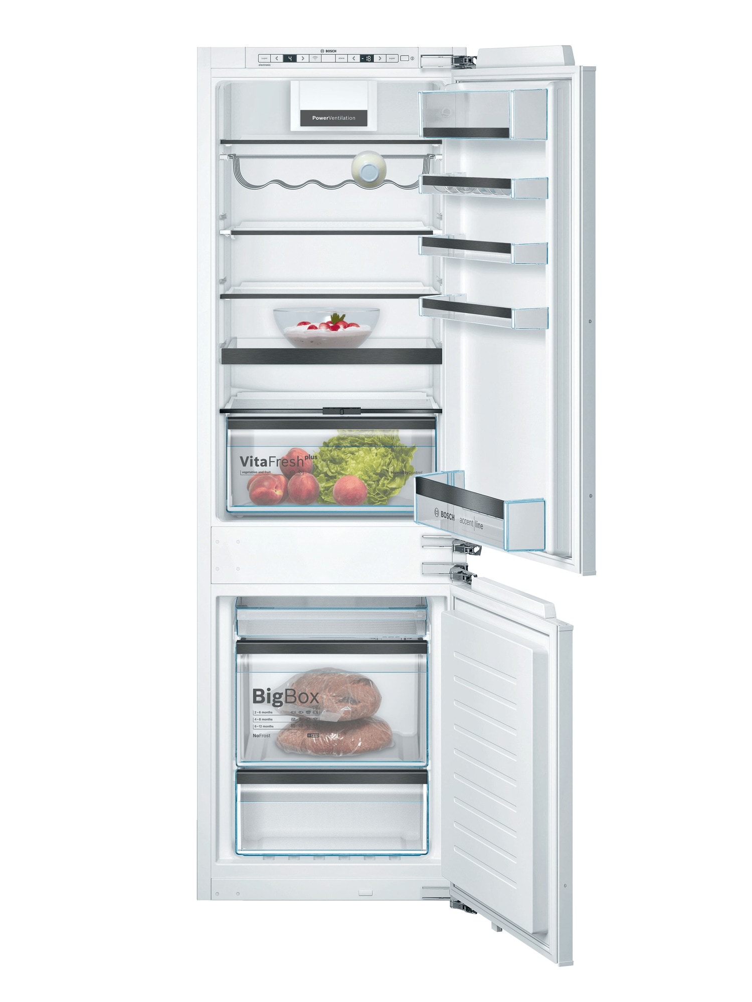 Bosch køleskab/fryser KIN86HDF0 indbygget med PrisMatch