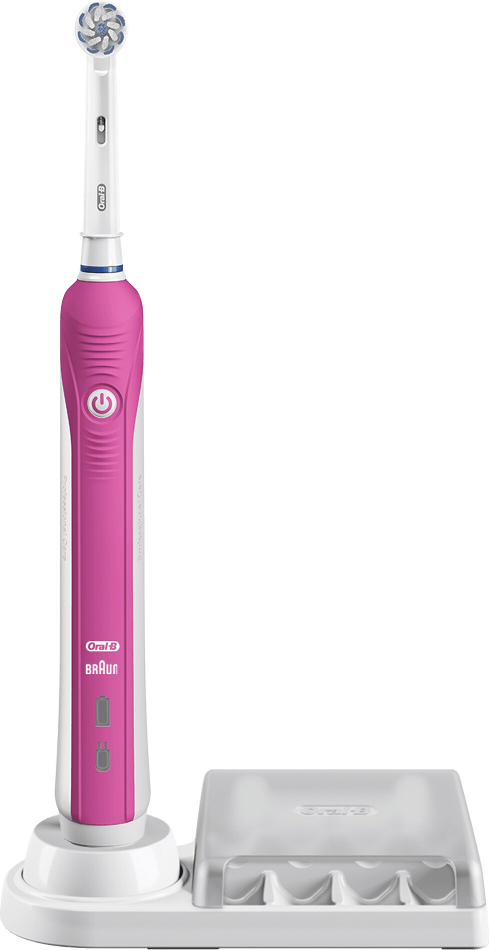Oral-B Pro-2 2400N elektrisk tandbørste (pink) | Elgiganten