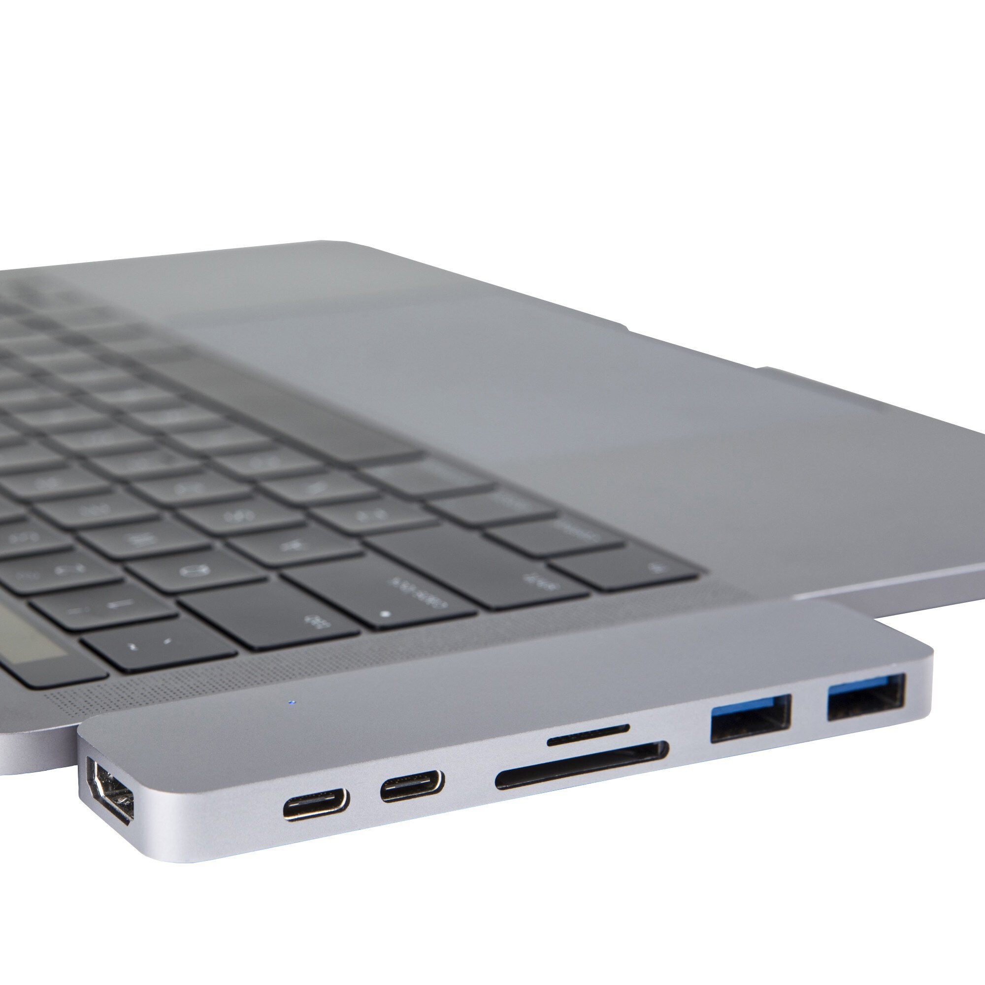 Hyperdrive USB-C multi-adapter til MacBook Pro (grå) | Elgiganten