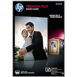 HP fotopapir Premium Plus 25 stk.