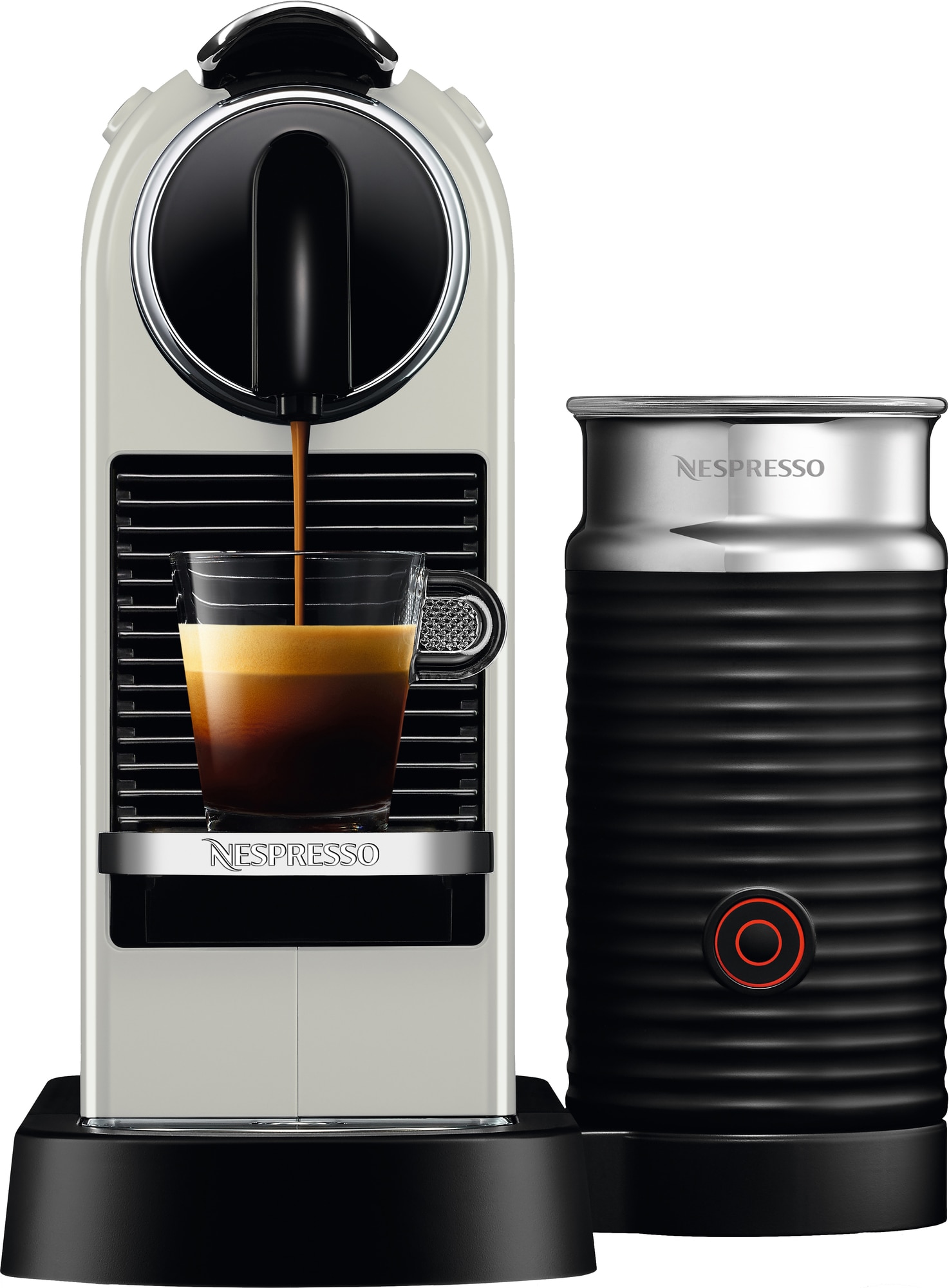 NESPRESSO® kaffemaskine fra DeLonghi, Hvid | Elgiganten