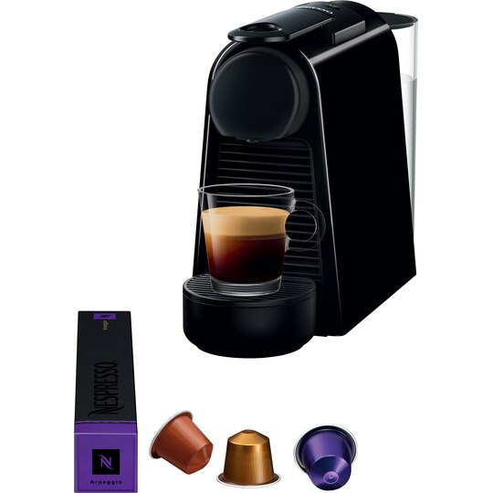 NESPRESSO® Essenza Mini-kaffemaskine fra DeLonghi, Sort | Elgiganten