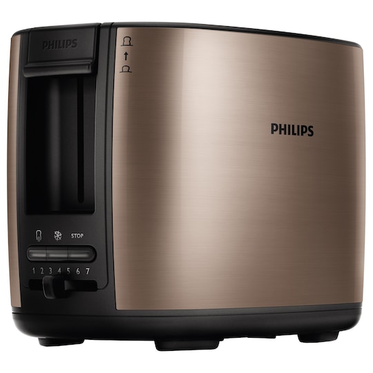 Philips brødrister HD2628 - kobber | Elgiganten