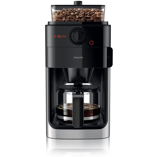 Philips Grind & Brew kaffemaskine HD7765 - sort | Elgiganten