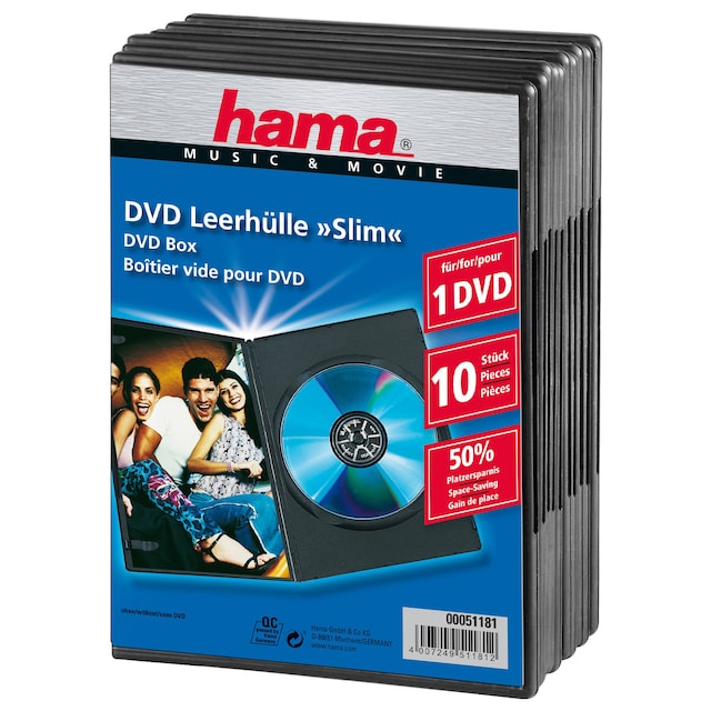 Hama Slim DVD-cover (10 stk.)