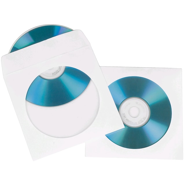 Hama CD- og DVD-papirlommer (100 stk.)