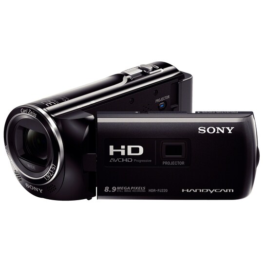 Sony HDR-PJ 220 videokamera (sort) | Elgiganten
