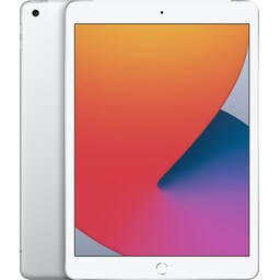 iPad 10,2" (2020) 128 GB LTE (sølv)