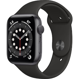 Apple Watch Series 6 44mm GPS (space grey/black sportsrem)