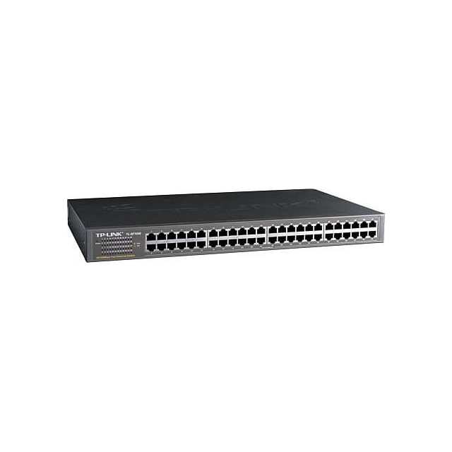 TP-LINK netværksswitch, 48-ports, 10/100 Mbps, RJ45, Auto MDI/MDIX, 1