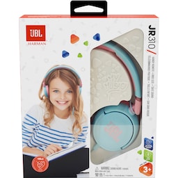 JBL Jr. 310 on-ear høretelefoner (blå)