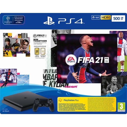PlayStation 4 Slim 500 GB FIFA 21 bundle | Elgiganten
