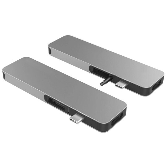 Hyperdrive Solo 7-i-1 multiadapter til MacBook (grå) | Elgiganten