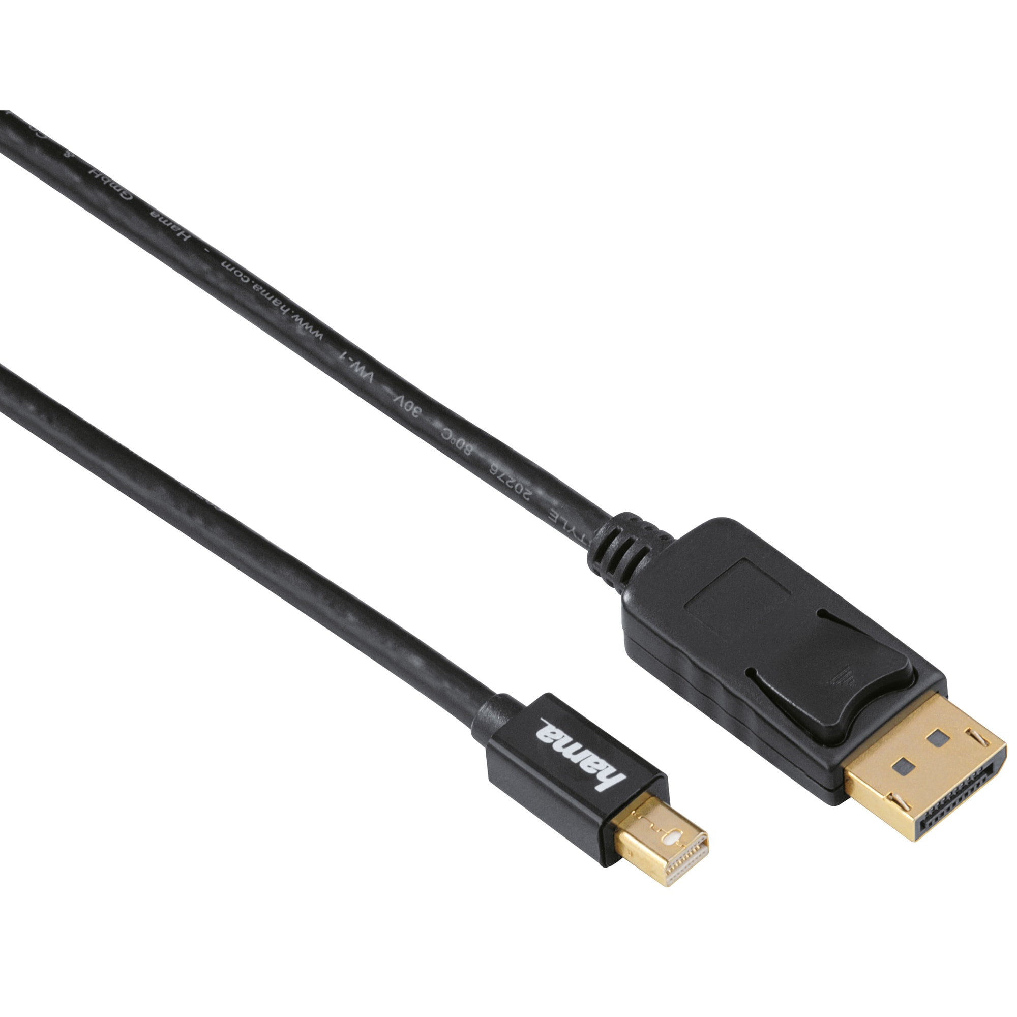 Hama Mini DisplayPort til DisplayPort kabel (1.8 m) | Elgiganten