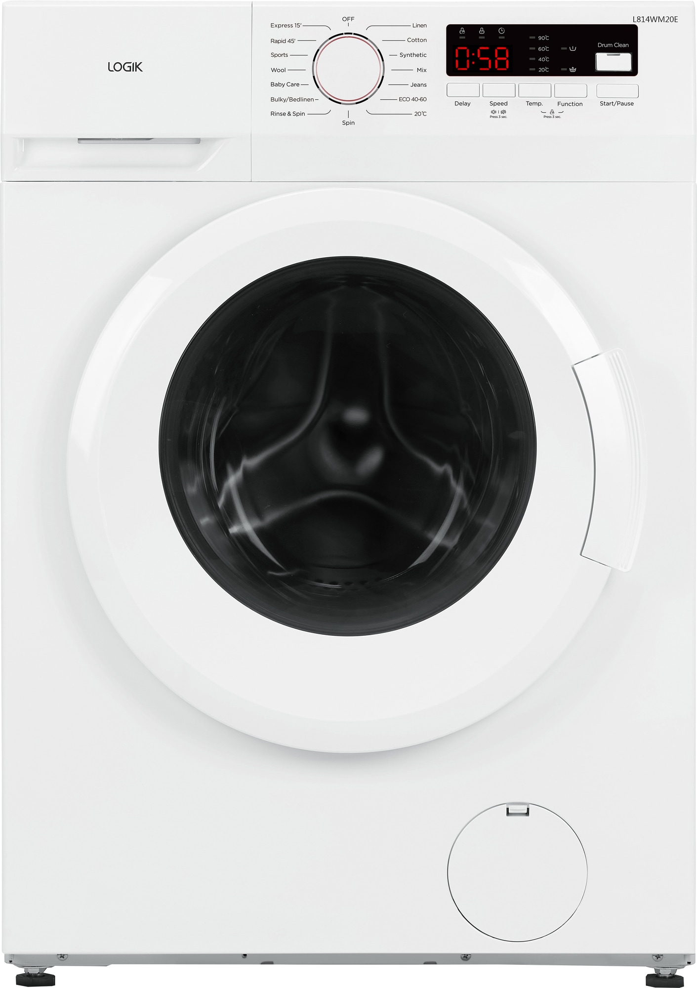 Logik vaskemaskine L814WM20E | Elgiganten