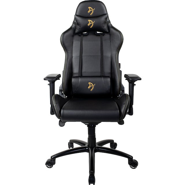 Arozzi Verona Signature PU gaming stol (sort med guldfarvet gold logo)