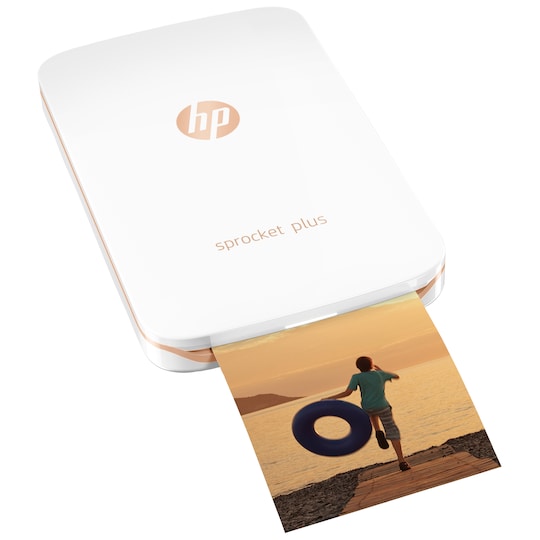 HP Sprocket Plus mobil fotoprinter (hvid) | Elgiganten