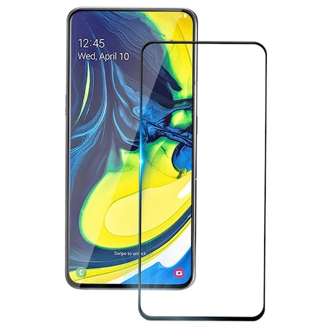 9D Glas skærmbeskytter Samsung Galaxy A80 (SM-A805F)