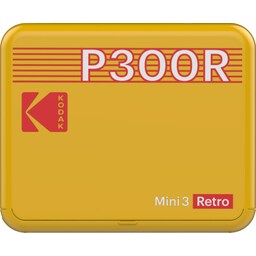 Kodak Mini 3 Plus Retro instant fotoprinter (gul)