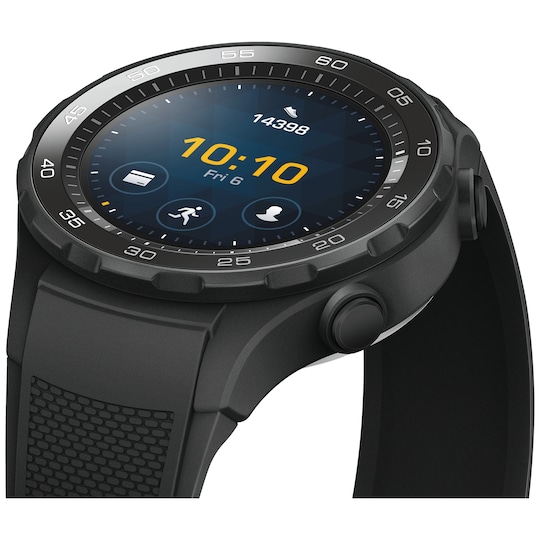 Huawei Watch W2 smartwatch Bluetooth-udgave (sort) | Elgiganten