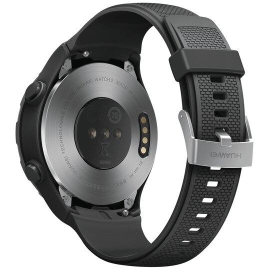 Huawei Watch W2 smartwatch Bluetooth-udgave (sort) | Elgiganten