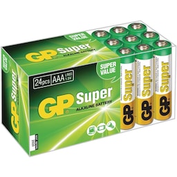 Alkaline Batteri Aaa 1.5 V Super 24-Boks
