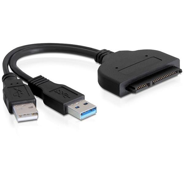 DeLOCK extern adapter SATA 22 pin - USB 3.0-A han, USB 2.0-A han, 0,20 |  Elgiganten