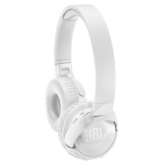 JBL Tune600BTNC trådløse on-ear hovedtelefoner (hvid) | Elgiganten
