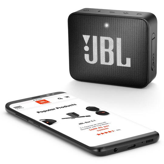 JBL GO 2 trådløs højttaler (sort) | Elgiganten