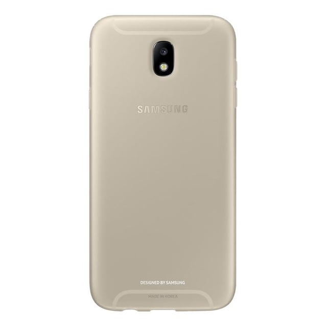 Samsung Jelly Cover for Galaxy J7, Sleek and secure, gold
