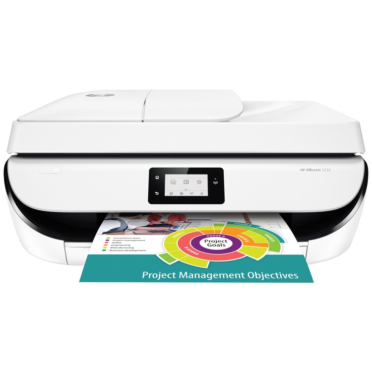 Hp Officejet 5232 Aio Inkjet Farveprinter Hvid Elgiganten 0743