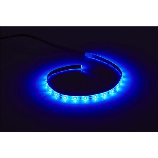 LED-lysliste til gaming | Blå | 50 cm | SATA-drevet | Stationær pc |  Elgiganten
