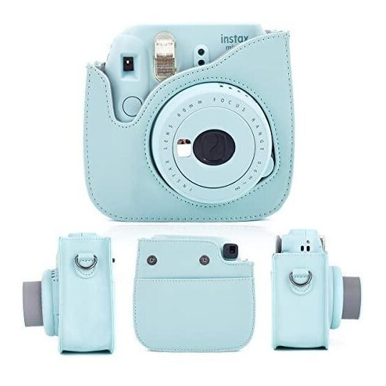 Kamerataske til Instax Mini 8 - Blå | Elgiganten