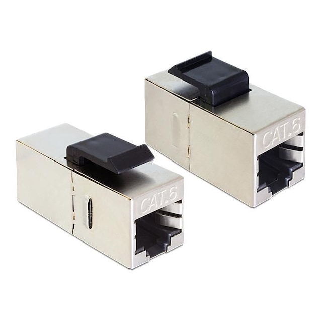 Delock Keystone Module RJ45 Female >RJ45 female Cat.6 Compact