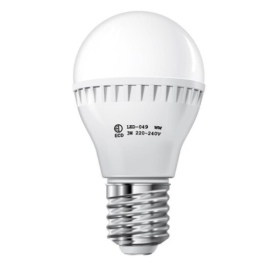 ECD Germany Pakke med 30 E27 LED-pærer 3W | Kold hvid 6000K | 200 lumen | |  Elgiganten