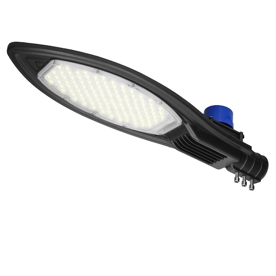 LED gadelygte udendørs lampe udendørs belysning 100W varm hvid tusmørke  sensor | Elgiganten