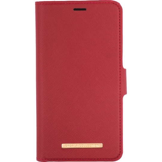 Gear Onsala Apple iPhone 12/12 Pro lædercover med pung (saffiano rød)