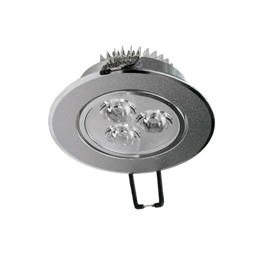 ECD Germany 1-pak LED-indbygget spotlight 3W 230V - rund Ø8,5cm - 222 lumen  - | Elgiganten