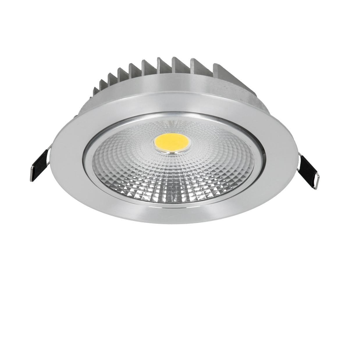 10 x LED COB Forsænket Spotlights Indbygningsarmatur forsænket spot lampe  base | Elgiganten