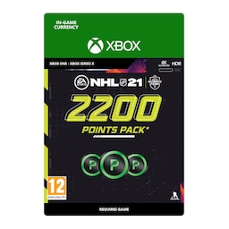 NHL 21 HUT 2200 Ultimate Team Points - Xone