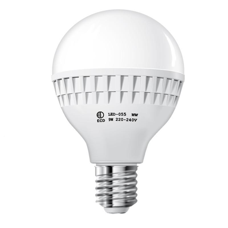 ECD Germany 4 stykker 9W E27 LED lampe | 2800 Kelvin varm hvid | 584 lumen  | 220-240 | erstattet 60W halogenlampe | Energirigtig lampe pærer |  Elgiganten