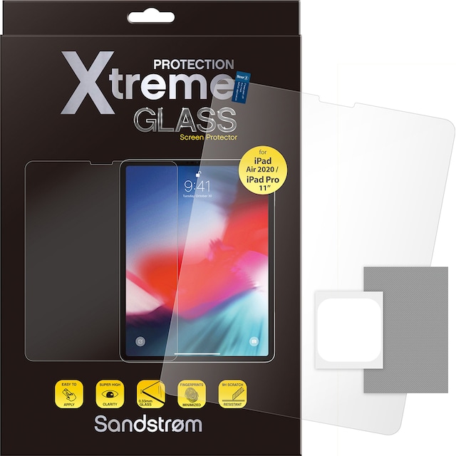 Sandstrom Xtreme iPad Pro 11/Air 10,9 skærmbeskytter