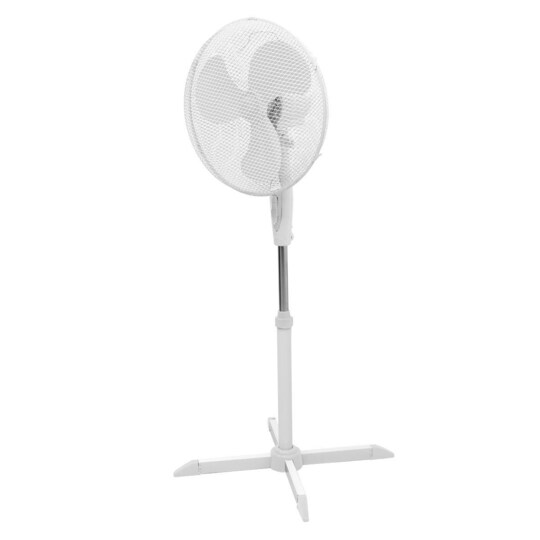 Stand Fan Gulv Ventilator Ventilator Oscillerende Fan Fan 45W Hvid |  Elgiganten