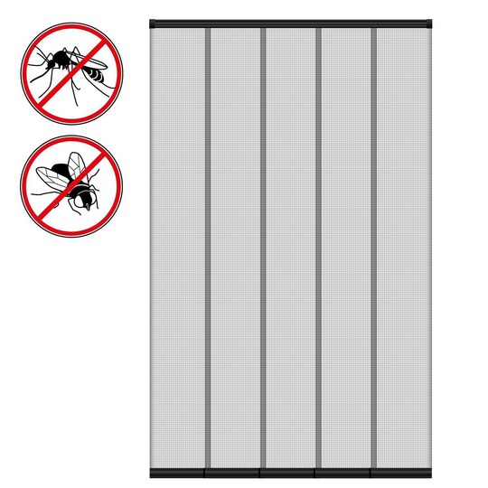 Insektnet Insekt gardin dør bændelgardiner dør gardin 125x240 cm |  Elgiganten