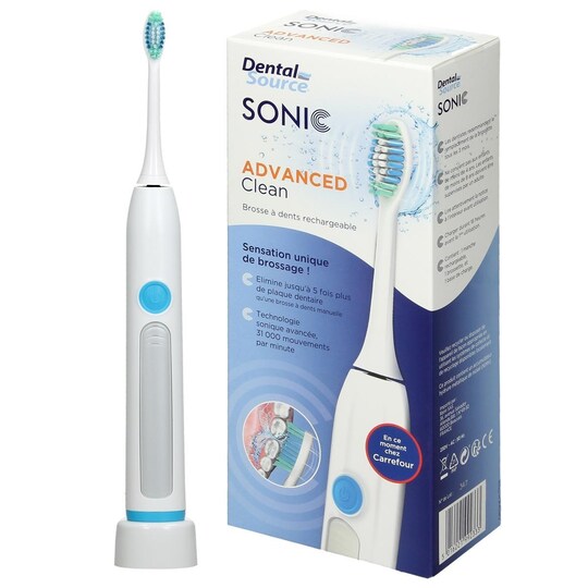 Advanced Clean Sonic elektrisk tandbørste med 1x børstehoved og ladestation  - 2 | Elgiganten