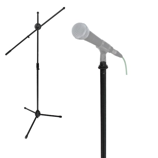 Mikrofon stativ mikrofonstativ stativ mikrofon stå Drejelig mikro-indehaver  | Elgiganten