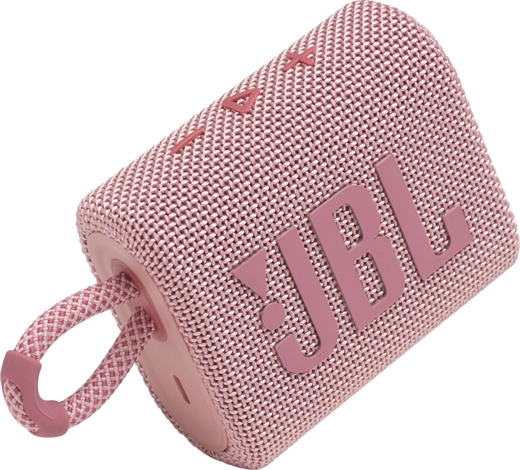 JBL GO 3 bærbar trådløs højttaler (pink) | Elgiganten