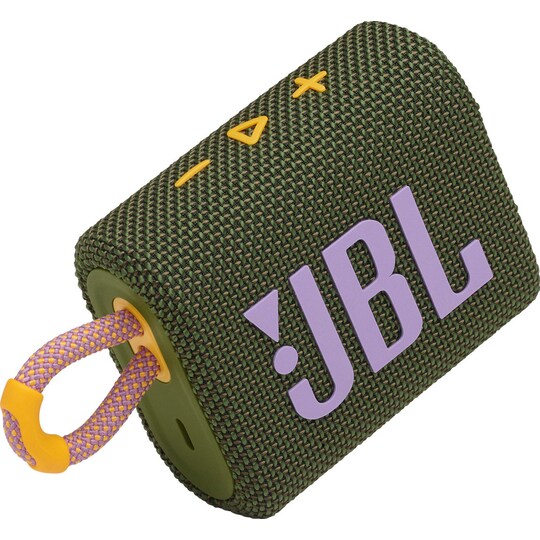 JBL GO 3 bærbar højttaler (grøn) | Elgiganten