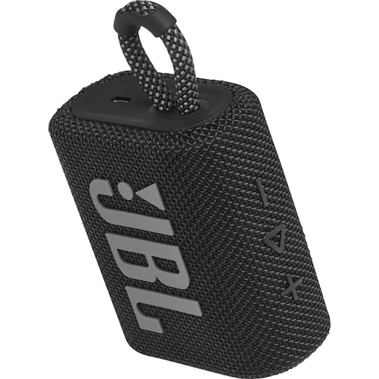 JBL GO 3 bærbar trådløs højttaler (sort)